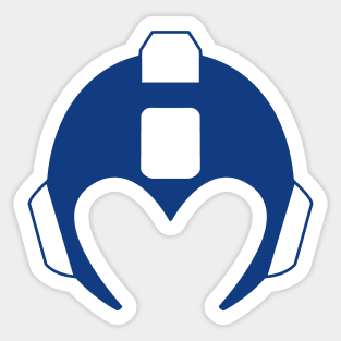 Megaman Helmet Sticker